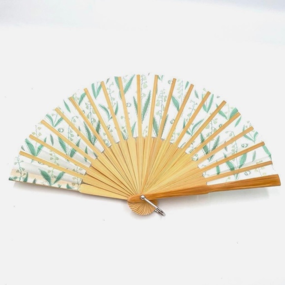 Christian Dior Lucky Set Green Folding Fan Strap in Box BNIB NEW - Picture 5 of 6